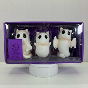 2025 Martha Stewart NEW Cat Ghost Trio Halloween Figures